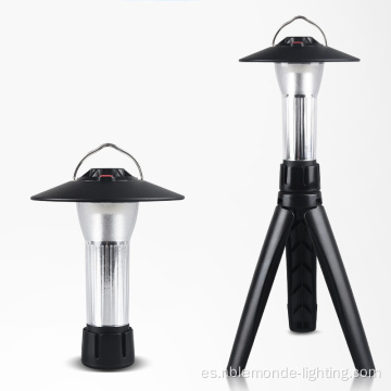 Lámpara de mesa de luces de emergencia de mini acampar recargables